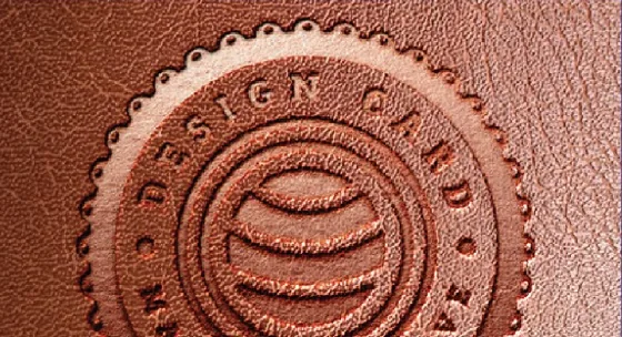 Logo Engraving on Pure Leather